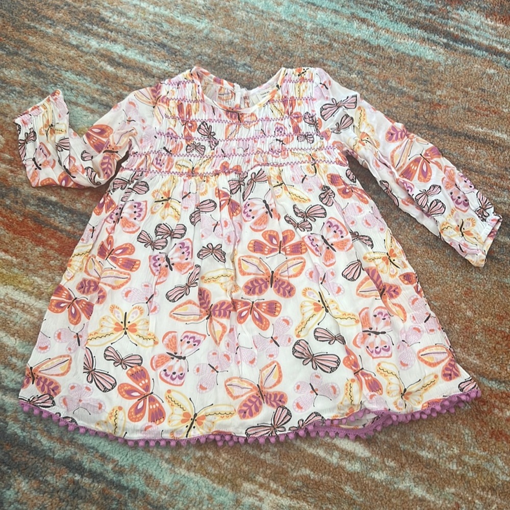 Peek toddler butterfly dress
